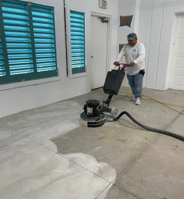 Professional epoxy garage flooring installation