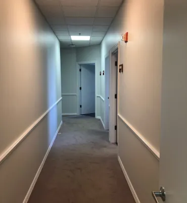 Doctor’s office interior freshly painted